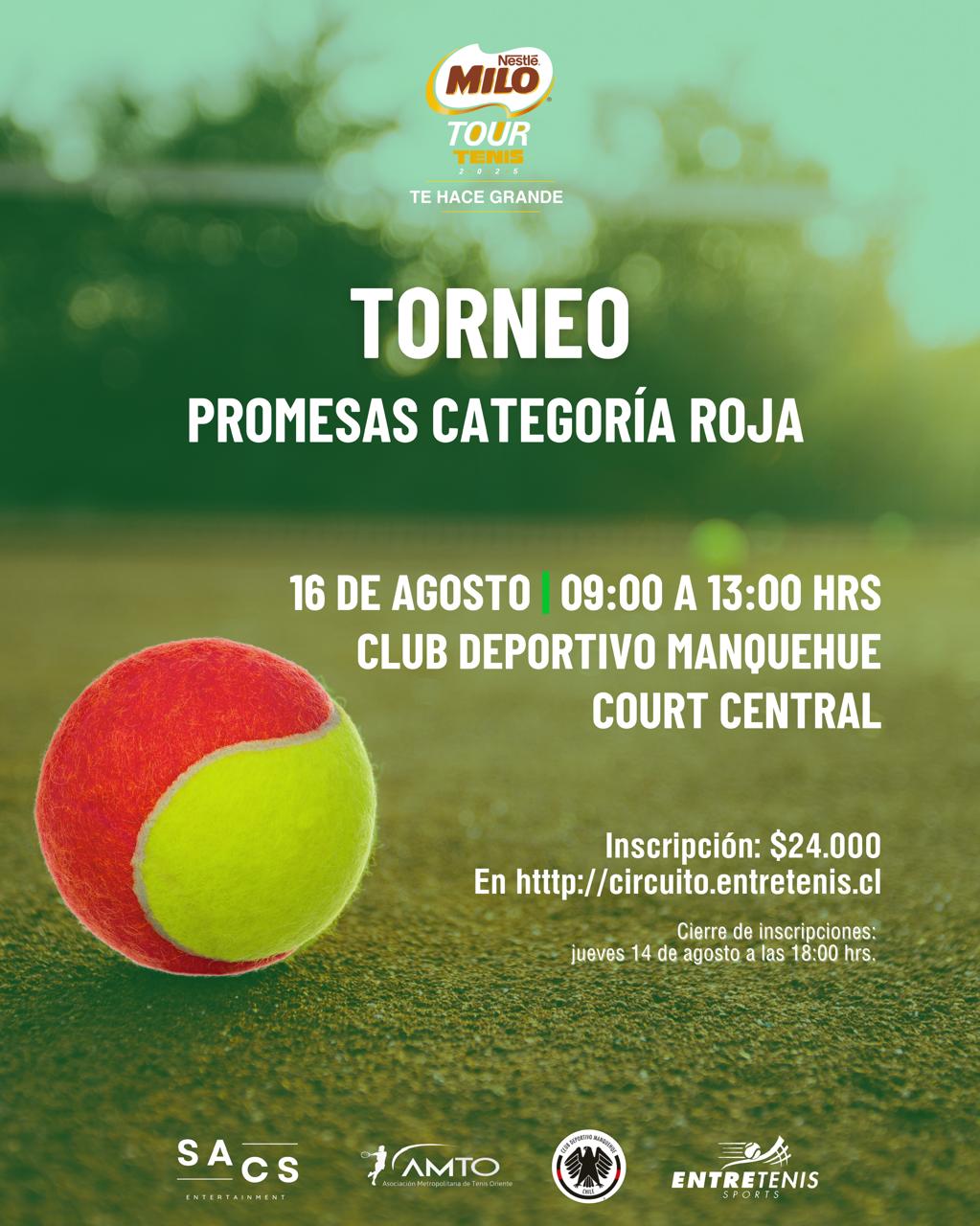 Afiche Promesas Roja 2025